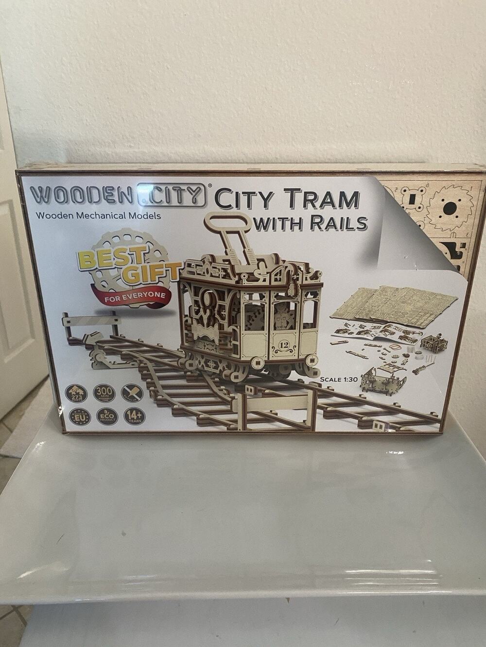Railway Series City Tram With Rails Scale 1:3 0 Wooden Model Kit Wooden.city